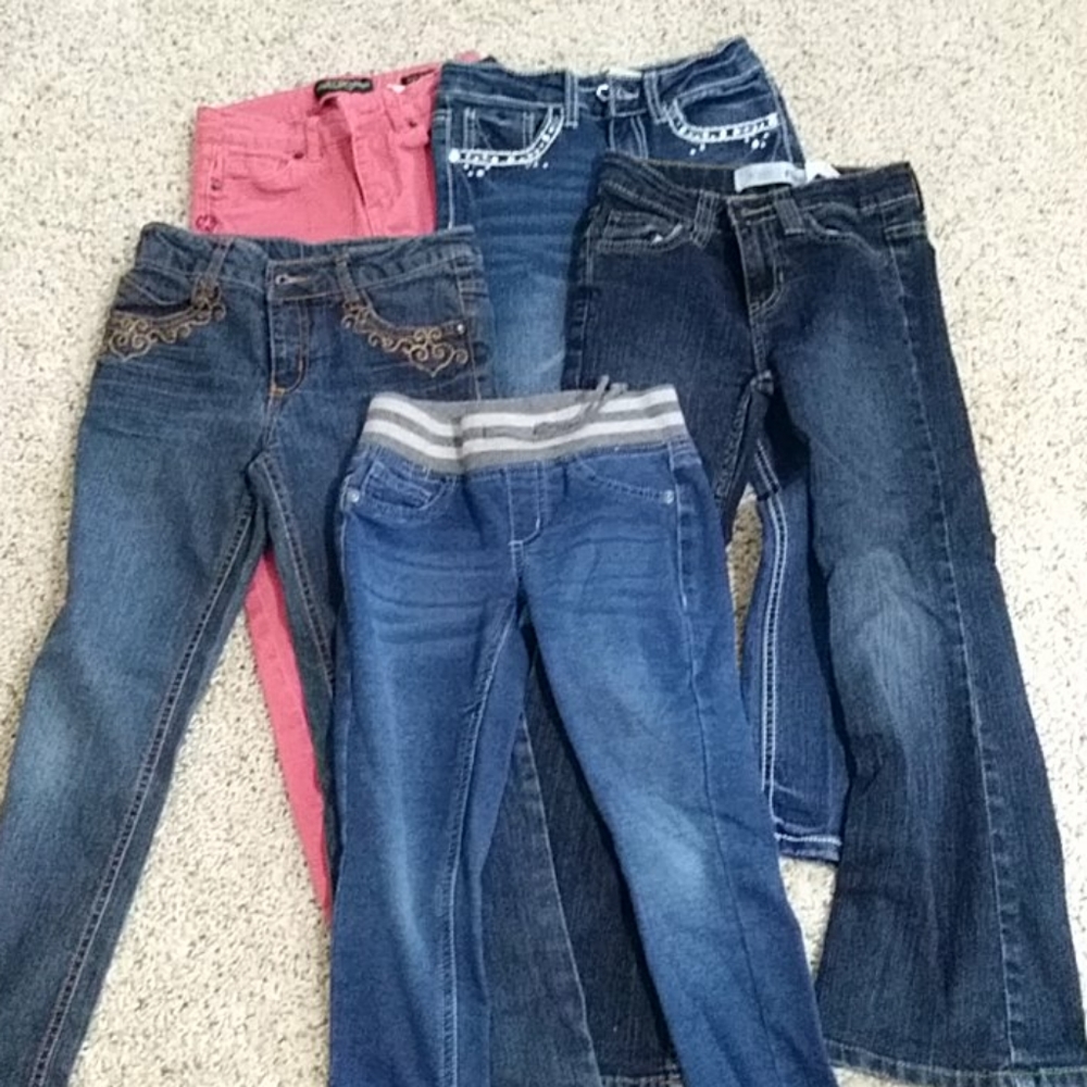 LOT of EUC girls sz 7 jeans